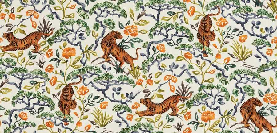 Fabric by the yard - Collection 111 44238 Sapphire Multi