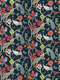 Fabric by the yard - Sound 74445 Indigo Multi