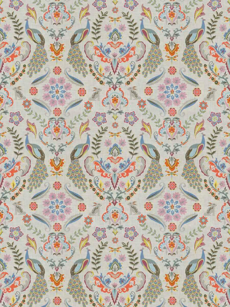 Fabric by the yard - Sound 74486 Linen Multi