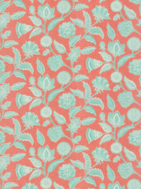 Fabric by the yard - Sound 74502 Coral Aqua