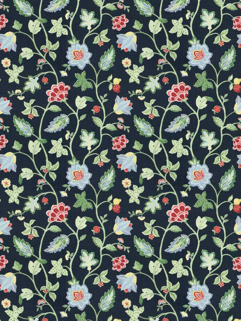 Fabric by the yard - Sound 74547 Indigo Multi