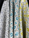 close up three colorways 74562 flagstone aqua sky citrus