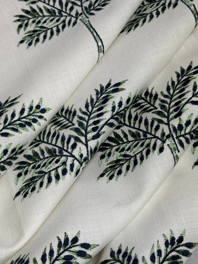 Fabric by the yard - Sound 75564 Navy Palm