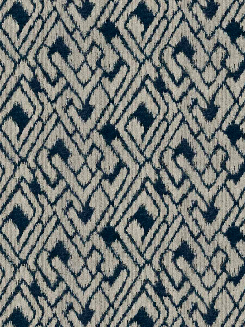 Fabric by the yard - Blossom & Lace 88977 Oxford Blue