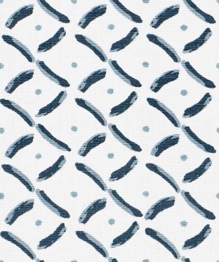 Fabric by the yard - Blossom & Lace 90197 Oxford Blue