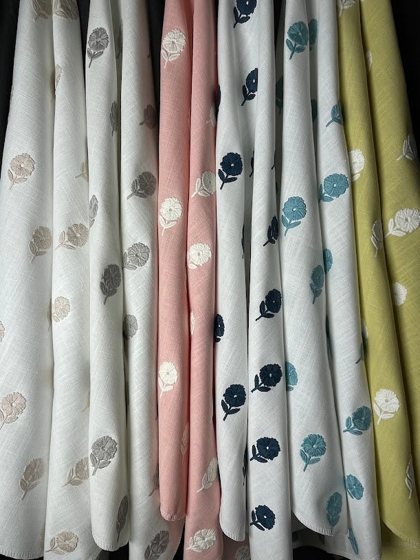 Fabric by the yard - Blossom & Lace 91947 Blossom