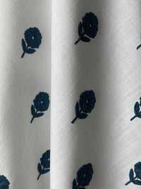 Fabric by the yard - Blossom & Lace 91947 Oxford Blue