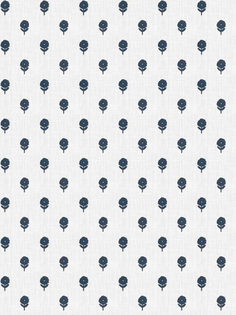 Fabric by the yard - Blossom & Lace 91947 Oxford Blue