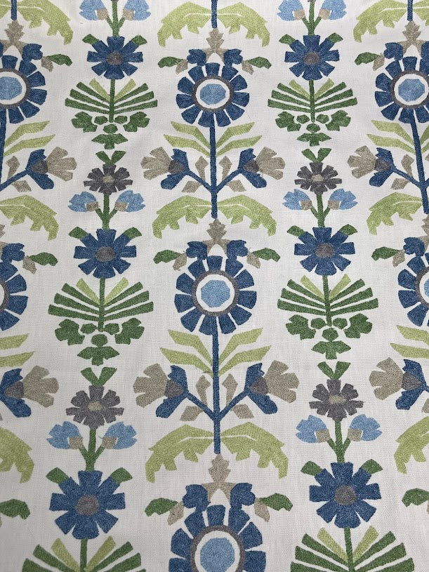 Fabric by the yard - Blossom & Lace 92246 Delphinium