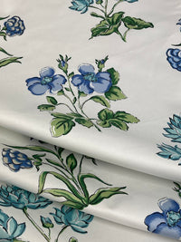 Fabric by the yard - Blossom & Lace 94002 Delphinium