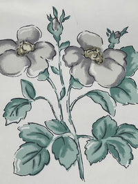 Fabric by the yard - Blossom & Lace 94002 Water Lily