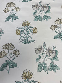 Fabric by the yard - Blossom & Lace 94002 Water Lily