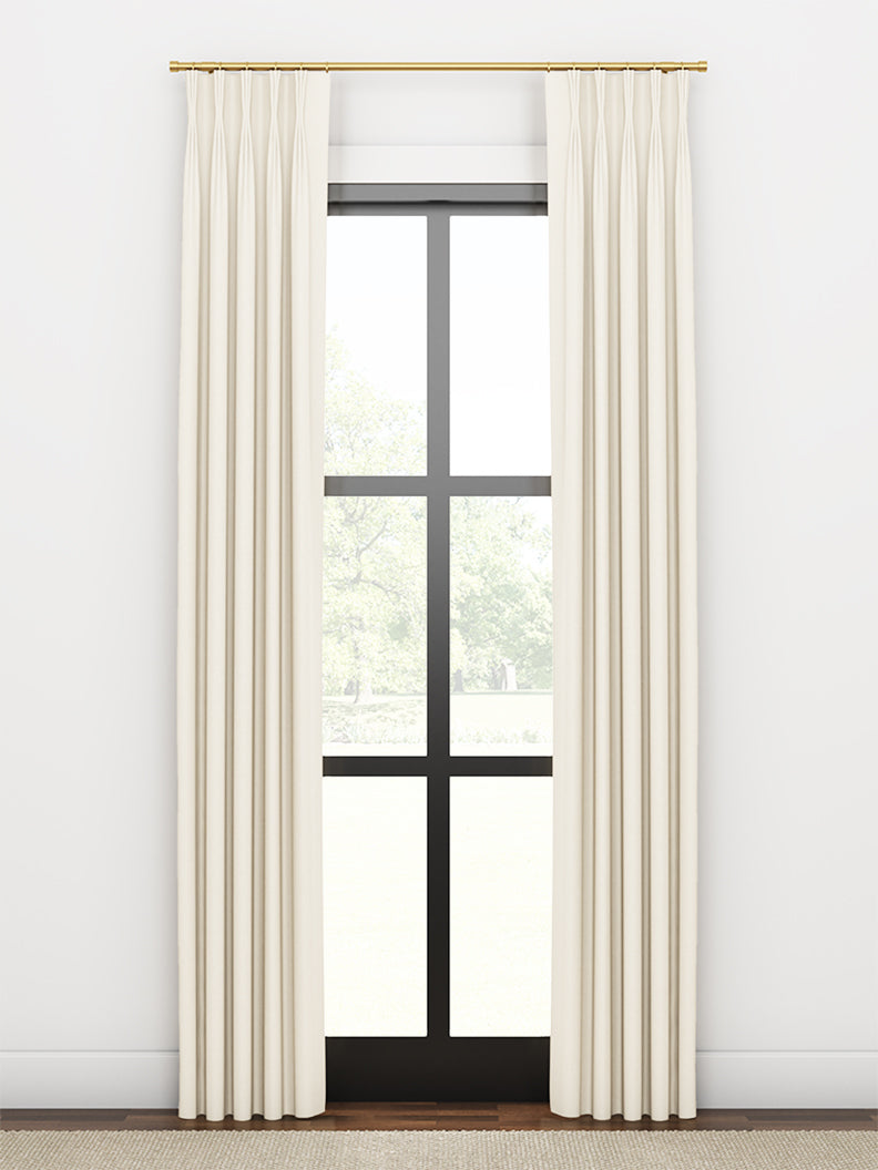 Quick Ship Panel, French Pleat, Arundel Linen