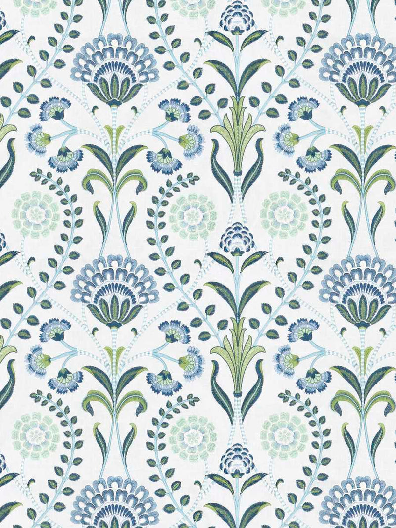 Fabric by the yard - Wonderland 16043 Sapphire Forest