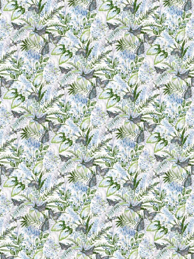 Fabric by the yard - Wonderland 15559 Sapphire Spring