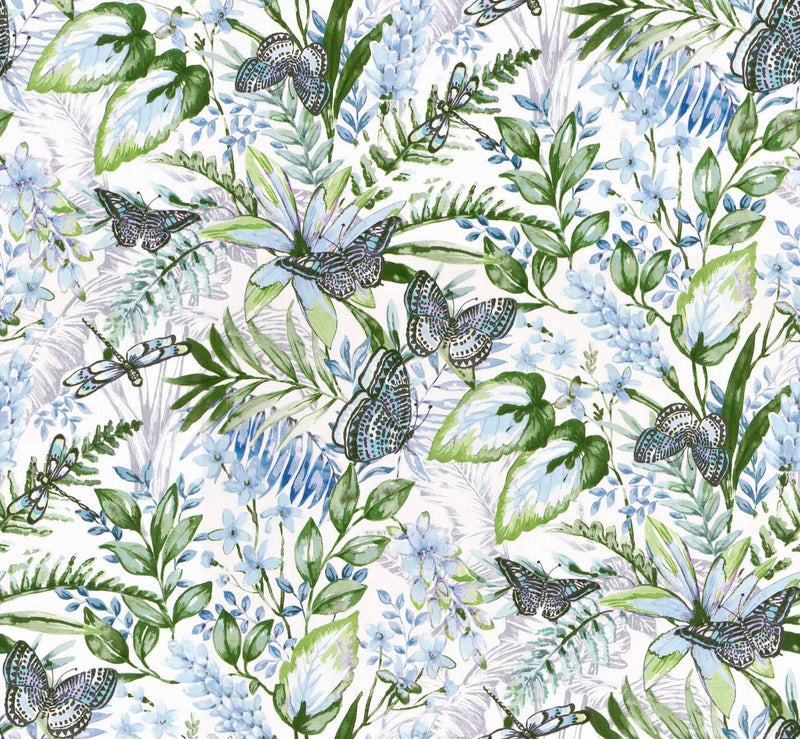 Fabric by the yard - Wonderland 15559 Sapphire Spring