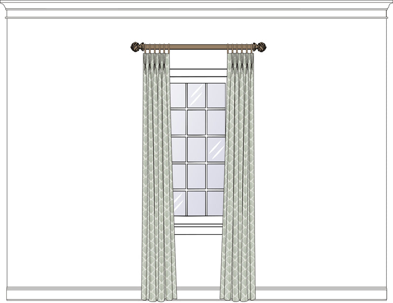 Drapery House Panels - 43982 Sold as a pair