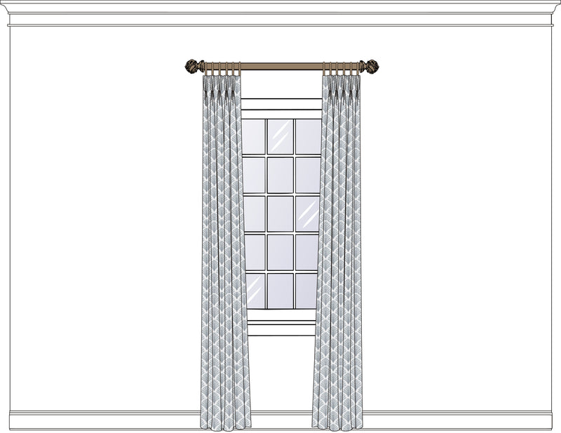 Drapery House Panels - 43982 Sold as a pair