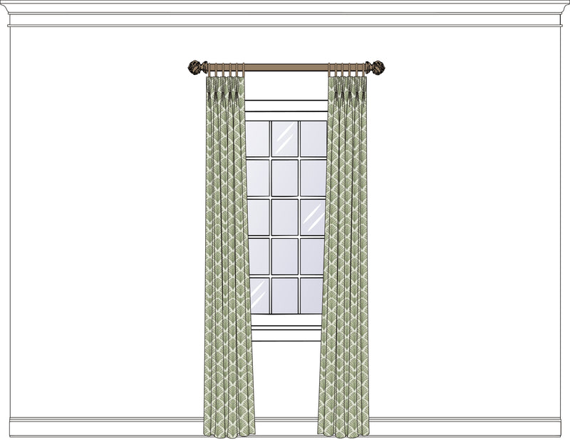 Drapery House Panels - 43982 Sold as a pair