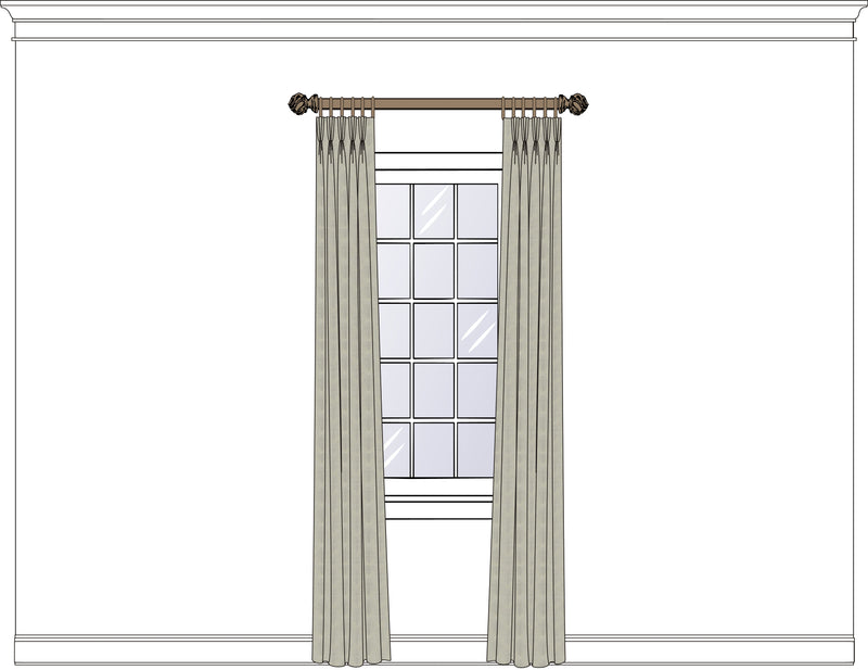 Drapery House Panels - 43982 Sold as a pair