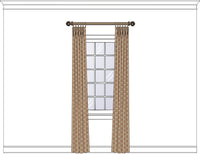 Drapery House Panels - 43982 Sold as a pair