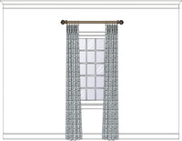 Drapery House Panels - 44069 Sold as a pair
