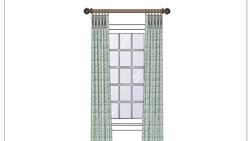 Drapery House Panels - 44069 Sold as a pair