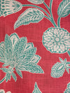 Fabric by the yard - Sound 74502 Coral Aqua