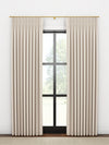 Quick Ship Panel, French Pleat, Pacific Linen, Double Width