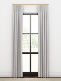 Quick Ship Panel, French Pleat, Pacific Linen, Single Width