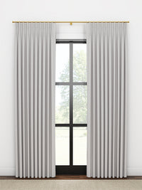 Quick Ship Panel, French Pleat, Pacific Linen, Double Width