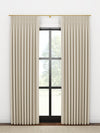 Quick Ship Panel, French Pleat, Pacific Linen, Double Width
