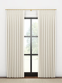 Quick Ship Panel, French Pleat, Pacific Linen, Double Width
