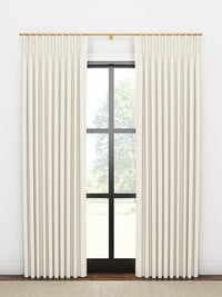 Quick Ship Panel, French Pleat, Pacific Linen, Double Width