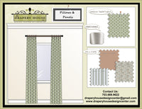 Drapery House Panels - 43982 Sold as a pair