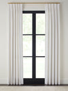 Quick Ship Panel, French Pleat, Pacific Linen, Double Width
