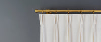 Quick Ship Panel, French Pleat, Pacific Linen, Double Width