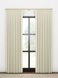 Quick Ship Panel, French Pleat, Rosemary Linen, Double Width