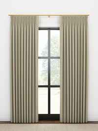 Quick Ship Panel, French Pleat, Rosemary Linen, Double Width