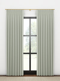 Quick Ship Panel, French Pleat, Rosemary Linen, Double Width
