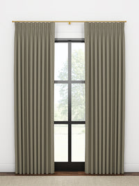 Quick Ship Panel, French Pleat, Rosemary Linen, Double Width