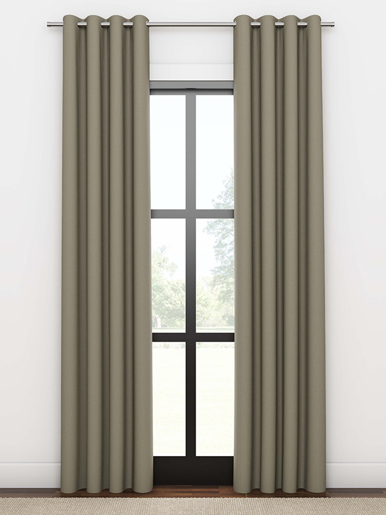 Quick Ship Panel, Grommet, Rosemary Linen, 108"