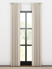Quick Ship Panel, Euro Pleat, Winslow Linen