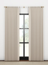 Quick Ship Panel, Euro Pleat, Winslow Linen