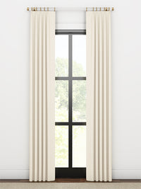 Quick Ship Panel, Euro Pleat, Winslow Linen