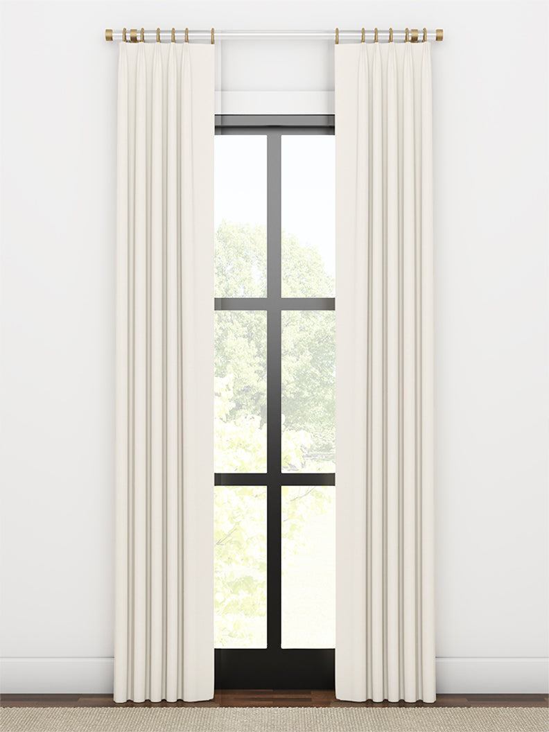 Quick Ship Panel, Euro Pleat, Winslow Linen