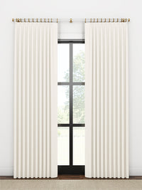 Quick Ship Panel, Euro Pleat, Winslow Linen