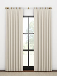Quick Ship Panel, Euro Pleat, Arundel Linen