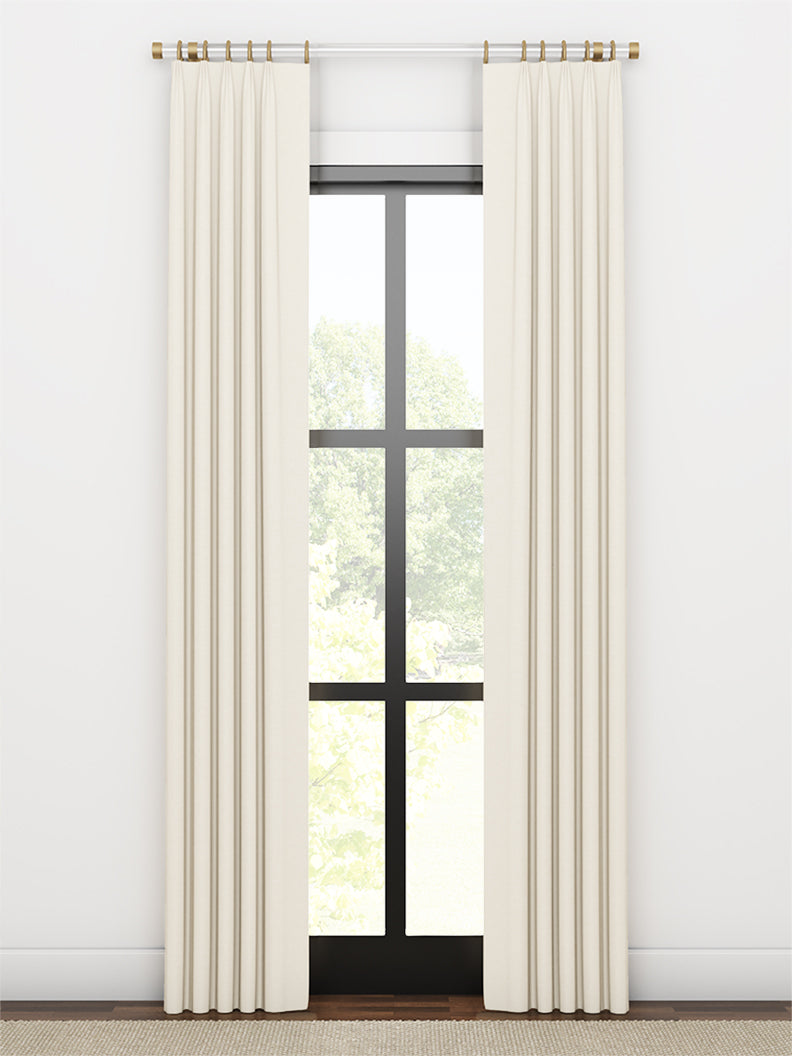 Quick Ship Panel, Euro Pleat, Arundel Linen