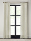 Quick Ship Panel , Euro Pleat, Rosemary Linen, Double Width
